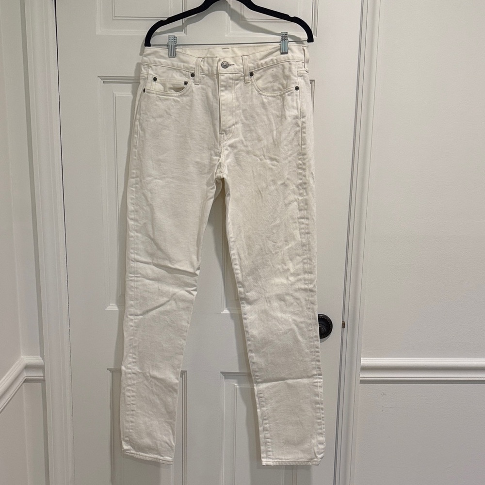 J. Crew Cream Denim Jeans